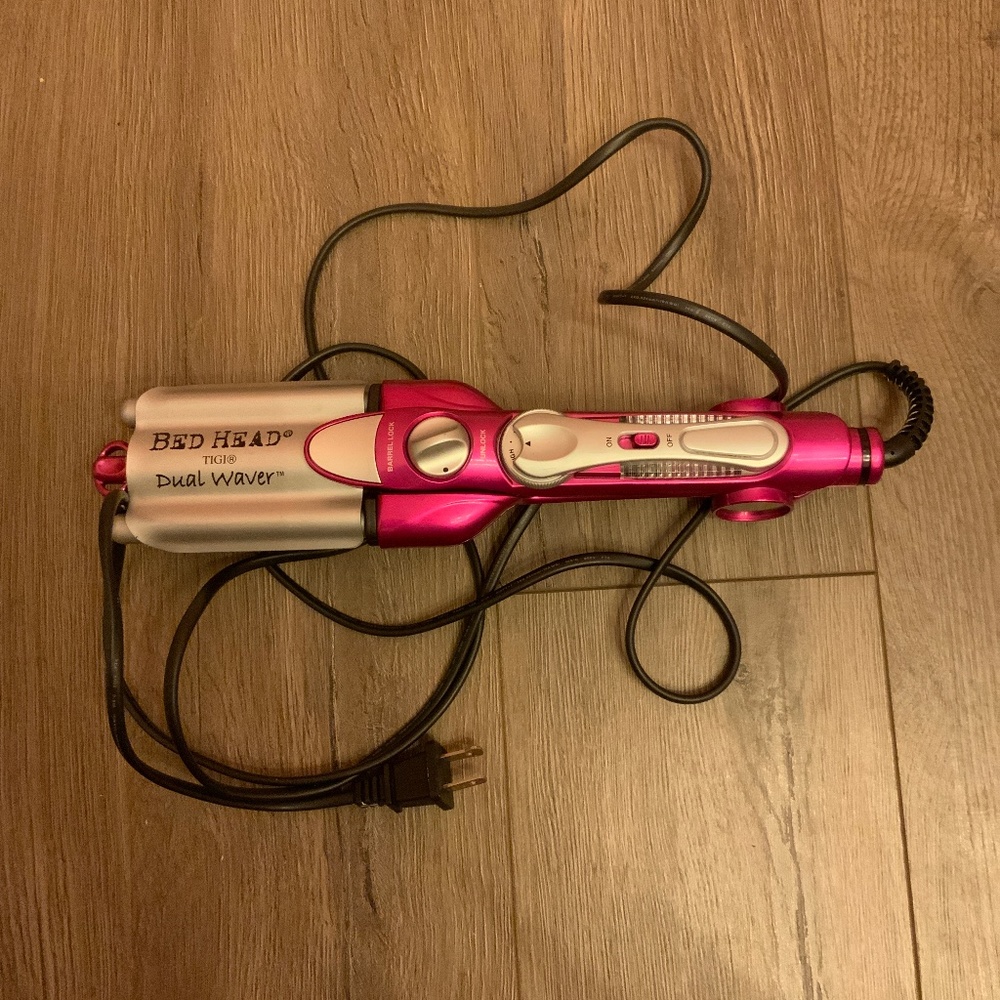 Bed Head 2-1 dual waver pink